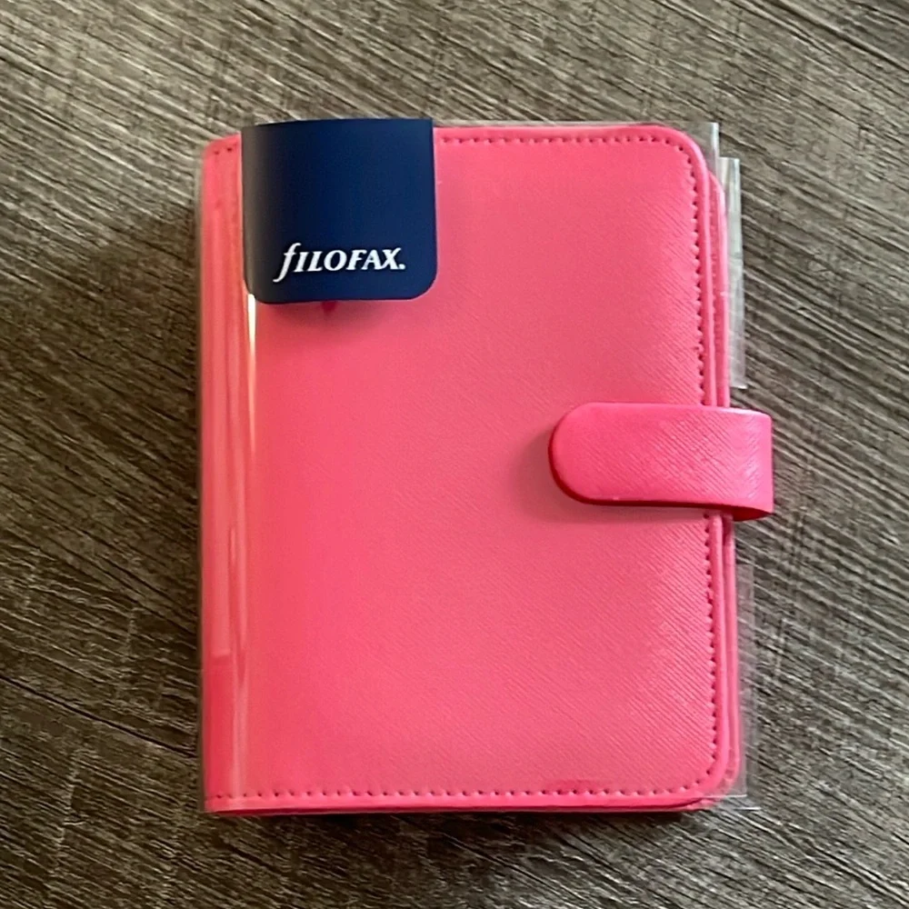 Filofax Saffiano Pocket Peony - Picture 1 of 2